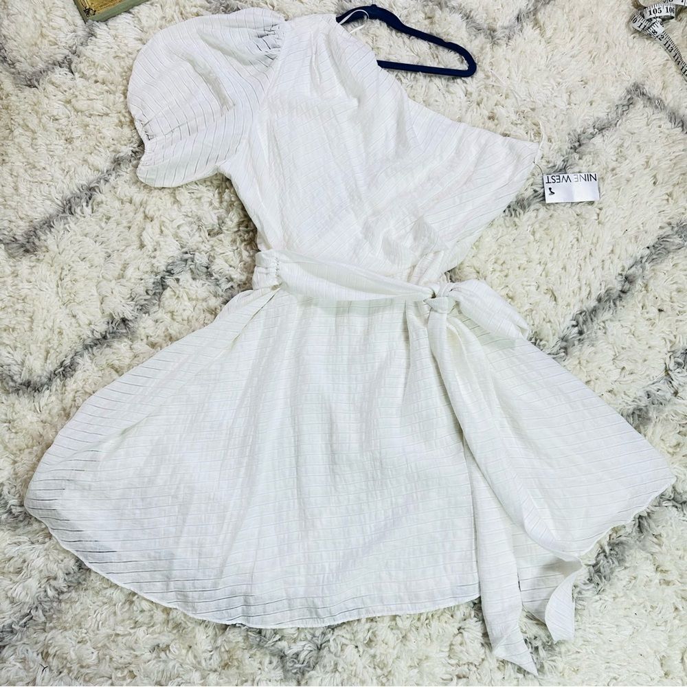 Nine West White One-Shoulder Dress - Picture 4 of 9